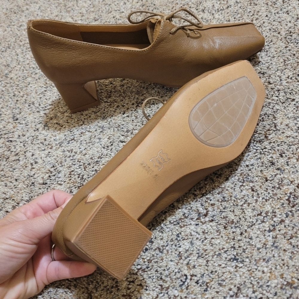 CHIKO Belva Square Toe Block Heel Oxfords Shoes Size 6 - Picture 5 of 7